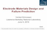 Electrode Materials Design and Failure Prediction