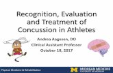 Recognition, Evaluation and Treatment of Concussion in ...
