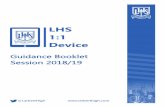 LHS 1 to 1 Device - Info Booklet