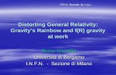 Distorting General Relativity: Gravity’s Rainbow and f(R ...
