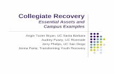 Collegiate Recovery - UCOP