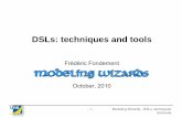 DSLs: techiques and tools - E-Formation