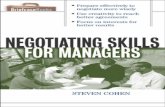 Negotiating Skills for Managers - MEC