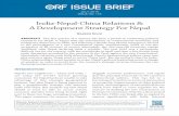 India-Nepal-China Relations & A Development Strategy For Nepal