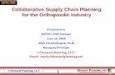 Collaborative Supply Chain Planning for the Orthopaedic ...