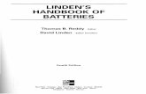 LINDEN'S HANDBOOK OF BATTERIES - GBV