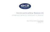 Communicating Research - APC Impact Report 2016-2019