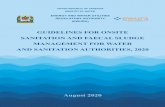 GUIDELINES OR ONSITE SANITATION AND AEAL SLUDGE ANAGEENT ...