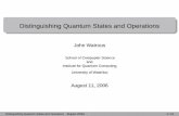 Distinguishing Quantum States and Operations