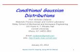 Conditional Gaussian Distributions