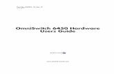 OmniSwitch 6450 Hardware Guide - Newegg