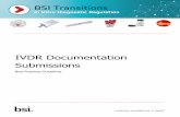 IVDR Documentation Submissions