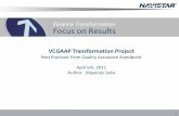 VCGAAP Transformation Project