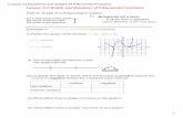 Lesson 3.4 Equations and Graphs of Polynomial Functions