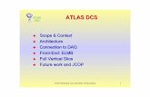 ATLAS ATLAS DCS DCS - JCOP