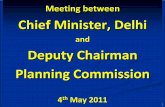 Meeting Chief Minister, Delhi Deputy Chairman Planning ...