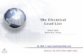 The Electrical Load List - Home - IEEE Region 5