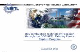 Oxy-combustion Technology Research through the DOE -NETL ...