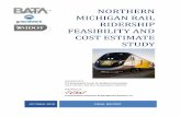 NORTHERN MICHIGAN RAIL RIDERSHIP FEASIBILITY AND COST …