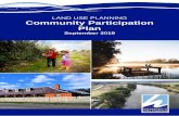 LAND USE PLANNING Community Participation Plan