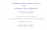Modern Regression Analysis for Scientists and Engineers ...
