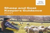 Sheep and Goat Keepers Guidance 2021