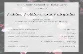 The Choir School of Delaware presents Fûhlzs, Folkbre, ard ...