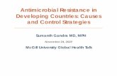 Antimicrobial Resistance in Developing Countries: Causes ...