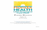 Provider Directory Region 10 - Florida Health