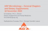 USP Microbiology General Chapters and Dietary Supplements ...