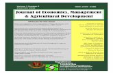 Journal of Economics, Management & Agricultural Development