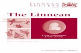 NEWSLETTER AND PROCEEDINGS OF THE LINNEAN SOCIETY OF …