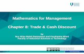 Mathematics for Management Chapter 8: Trade & Cash Discount