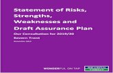 Statement of Risks, Strengths, Weaknesses and Draft ...