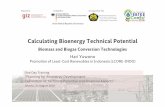 Calculating Bioenergy Technical Potential