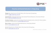 Poverty and Social Exclusion in Hong Kong