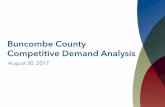 Buncombe County Competitive Demand Analysis