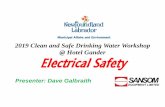 2019 Clean and Safe Drinking Water Workshop @ Hotel Gander ...