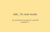 x86 16 real mode - cs.princeton.edu
