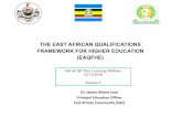 THE EAST AFRICAN QUALIFICATIONS FRAMEWORK FOR HIGHER ...