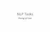 NLP Tasks - NTU Speech Processing Laboratory