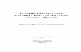 Estimating Wind Velocities in Atmospheric Mountain Waves ...