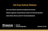 Fall Crop Outlook Webinar - Purdue Agriculture