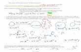 The Law of Conservation of Momentum