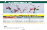 Cut Flowers Competition Guide 2021 OC Fair