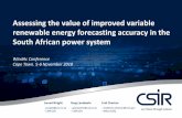 Assessing the value of improved variable renewable energy ...