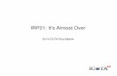 IRP21: It’s Almost Over - ICoTA Canada
