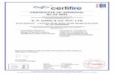 CERTIFICATE OF APPROVAL No CF 5531