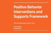 Positive Behavior Interventions and Supports Framework