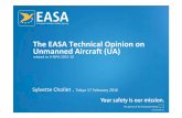 The EASA Technical Opinion on Unmanned Aircraft (UA)